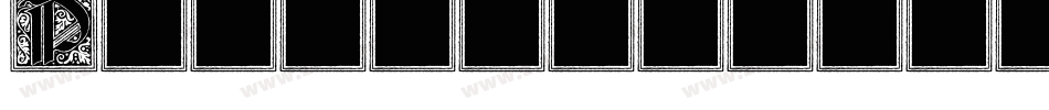 Portculliard Initials字体转换